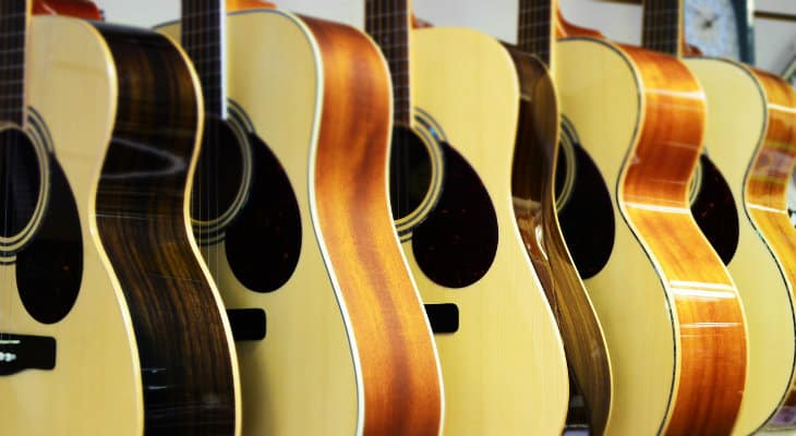 Acoustic guitar types