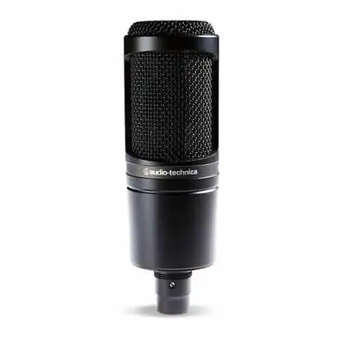 Audio-technica at2020 large diaphragm condenser microphone