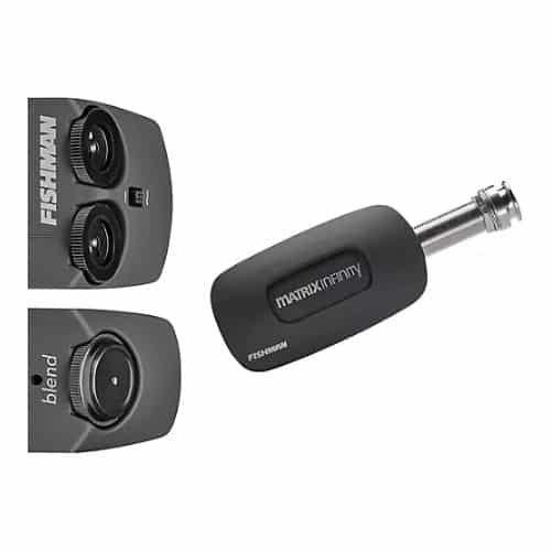 Fishman matrix infinity mic blend guitar pickup and preamp system