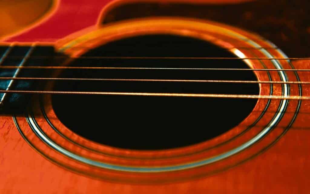Acoustic guitar sound hole