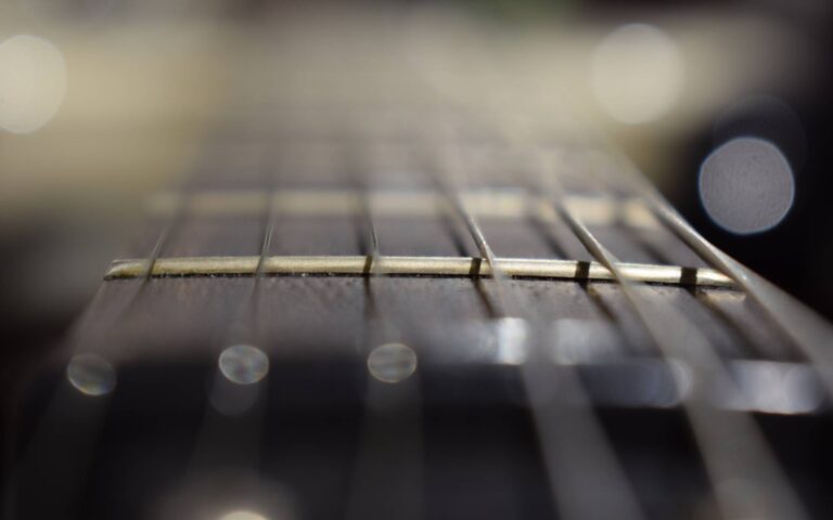 Image of how many frets on a guitar
