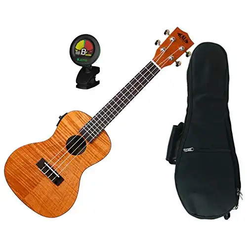 Kala ka-ceme concert satin exotic mahogany ukulele